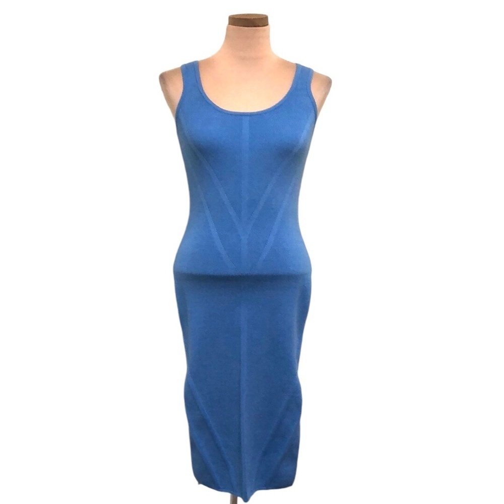 Francesca’s Collection Willow & Wind Sweaterdress Sweater Dress Medium Blue Knit